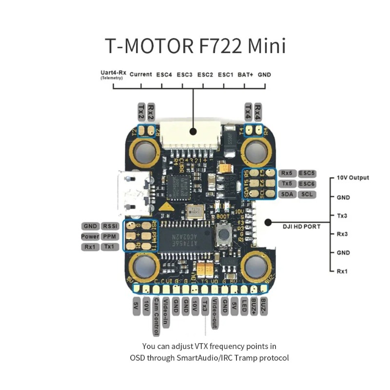 T-Motor MINI F7 FC & F45A 4in1 - Betaflight Fc F7 recensione e prezzo