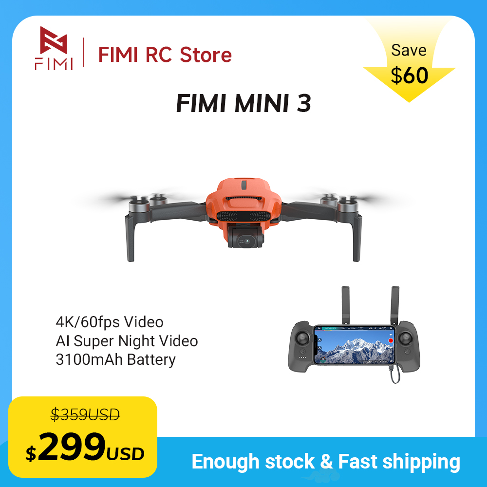 FIMI MINI 3 Drone con Telecame - Drone Camera With Gimbal recensione e prezzo